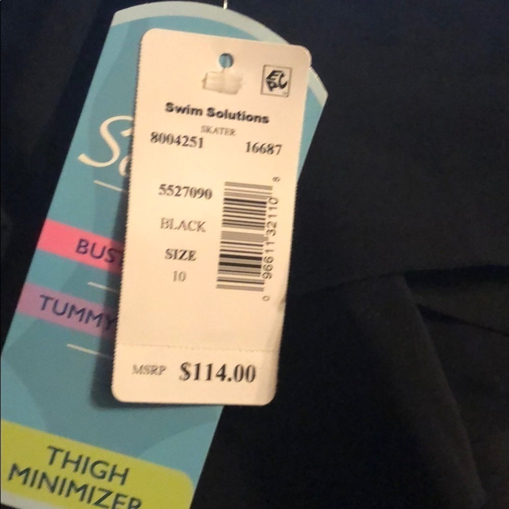 SWIM Solutions Skater One Piece Swimdress Swimsuit - Picture 7 of 7